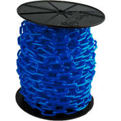 Mr. Chain Plastic Chain, 1-1/2" Links, On A Reel, 200 Feet, Trade Size 6, Blue