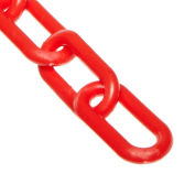 Mr. Chain 2" Heavy Duty Plastic Chain, 500 Feet, Red