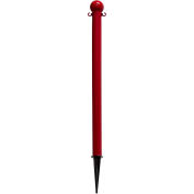 Mr. Chain Light Duty 36" Ground Pole, Red