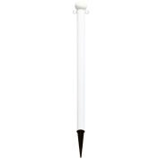 Mr. Chain Light Duty 36" Ground Pole, White