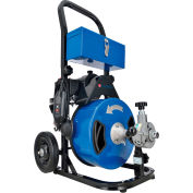 Autofeed Drain Cleaner Machine For 2-4" Pipe, 220 RPM, 75' Cable