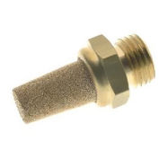 Aignep USA M5 Thread Breather Vent Brass Body 304 Stainless Steel Mesh 100 Micron 14 to 176 F