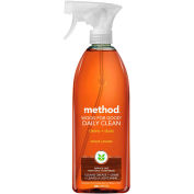 Method Daily Wood Cleaner, 28 oz. Trigger Spray Bottle, 8 Bottles/Case, 01182CT