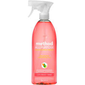 Method All Surface Cleaner, Pink Grapefruit, 28 oz. Bottle, 8 Bottles/Case, 00010CT