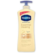 Vaseline Intensive Care Essential Healing Body Lotion, 20.3 oz, 4 Pump Bottles/Case, 07900