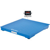 Global Industrial NTEP Pallet Scale With LED Indicator, 3'x3', 2,500 lb x 0.5 lb