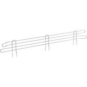 Nexel AL436S Nexel Stainless Steel Wire Ledge, 36"W x 4"H