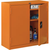 Emergency Preparedness Cabinet, Wall Mount, 30"Wx12"Dx30"H, Orange