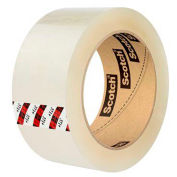 3M™ Scotch® 371+ Carton Sealing Tape 2" x 110 Yds. 1.9 Mil Clear - Pkg Qty 36