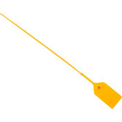 Adjustable Extinguisher Tamper Seal, 9"L, Yellow, 100/Pack