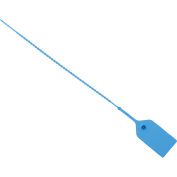 Adjustable Extinguisher Tamper Seal, 9"L, Med Blue, 100/Pack