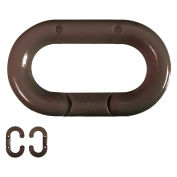 Mr. Chain Heavy Duty Master Link, Acetal Copolymer, 2", Brown, 10/Pk