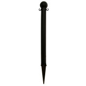 Mr. Chain Ground Poles, HDPE, 3", Black