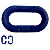 Mr. Chain Heavy Duty Master Link, Acetal Copolymer, 2", Blue, 10/Pk