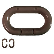 Mr. Chain Master Link, Acetal Copolymer, 2", Brown, 10/Pk