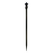 Mr. Chain Solid Ground Stake, HDPE, 22", Black