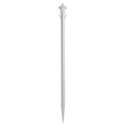 Mr. Chain Solid Ground Stake, HDPE, 22", White