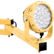 Global Industrial LED Dock Light 20W, 1800 Lumens, 5000K, 9' Cord, 60" Arm