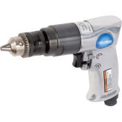 Global Industrial 3/8" Reversible Pistol Grip Drill, 15,000 RPM