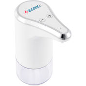 Global Industrial Countertop Automatic Soap Or Sanitizer Foam Dispenser, 350 ml, White/Chrome