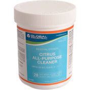 Global Industrial All-Purpose Cleaner, Citrus, 20 Pods/Jar, 12 Jars/Case