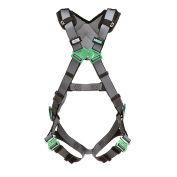 V-FIT™ 10194875 Harness, Back & Hip D-Rings, Quick-Connect Leg Straps, Super Extra Large