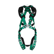 V-FORM™ 10197221 Harness, Back & Shoulder D-Rings, Tongue Buckle Leg Straps, Super Extra Large