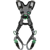 V-FIT™ 10194864 Harness, Back, Chest & Hip D-Rings, Quick-Connect Leg Straps, Standard