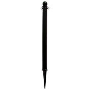 Global Industrial Plastic Ground Pole, 35"H, Black