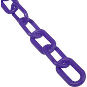 Global Industrial Plastic Chain Barrier, HDPE, 2"x50'L, Purple