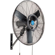 30" Wall Mounted Misting Fan, Outdoor Rated, Oscillating, 7204 CFM, 1/7 HP