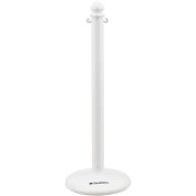 Global Industrial Medium Duty Plastic Stanchion Post, 41"H, White