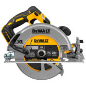 DeWALT® 20V MAX Cordless Circular Saw, 7-1/4", 5500 RPM, Brushless, Rubber Over Mold Grip