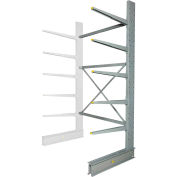 Global Industrial Single Sided Heavy Duty Cantilever Add-On Rack, 72"Wx50"Dx120"H