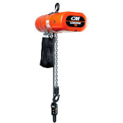 CM Lodestar VS Electric Chain Hoist, 1 Ton, 10’ Lift, 2.6-16 FPM, 230-1-60, 3-Step IV Control