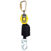 Honeywell Miller TurboLite Flash Personal Fall Limiter, Steel Snap Hook & Carabiner, 6', 420lbs Cap