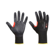Honeywell Coreshield™ 18 Gauge Nylon Black Liner Gloves, Nitrile Micro-Foam Coating, Size 8M