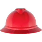 MSA V-Gard® 500 Hat Vented 4-Point Fas-Trac III, Red - Pkg Qty 20