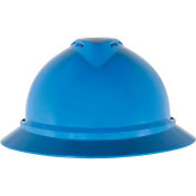 MSA V-Gard® 500 Hat Vented 6-Point Fas-Trac III, Blue - Pkg Qty 20