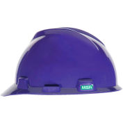 MSA V-Gard® Slotted Cap With Staz-On Suspension, Purple - Pkg Qty 20