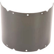 MSA V-Gard® Visor, PC, Shade 5 IR, Molded, 8"W x 17"L x .098"H, Use With Chin Protectors - Pkg Qty 5