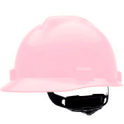 MSA V-Gard® Slotted Cap With Fas-Trac III Suspension, Pink - Pkg Qty 20