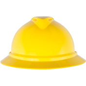 MSA V-Gard® 500 Hat Vented 4-Point Fas-Trac III, Yellow - Pkg Qty 20