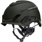 MSA V-Gard® H1 Safety Helmet, Trivent Fas-Trac® III Pivot, ANSI, EN12492, Black