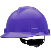 MSA V-Gard® Slotted Cap With Fas-Trac III Suspension, Purple - Pkg Qty 20