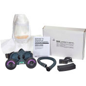 MSA® Optimair Tl Kit With Full Hood, He Filters, Extended Battery