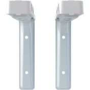 Mounting Brackets For Global Industrial™ Wing Air Curtain 100, White, 2/Pack