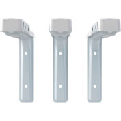 Mounting Brackets For Global Industrial™ Wing Air Curtain 150 & 200, White, 3/Pack