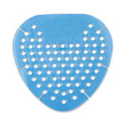 Boardwalk Gem Urinal Screens, Cotton Blossom Scent, Blue, 12/Box