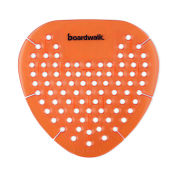 Boardwalk Gem Urinal Screens, Mango Scent, Orange, 12/Box